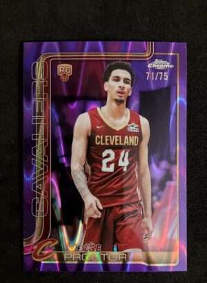 2025-26 Topps Chrome Tyrese Proctor #300 71/75 RC