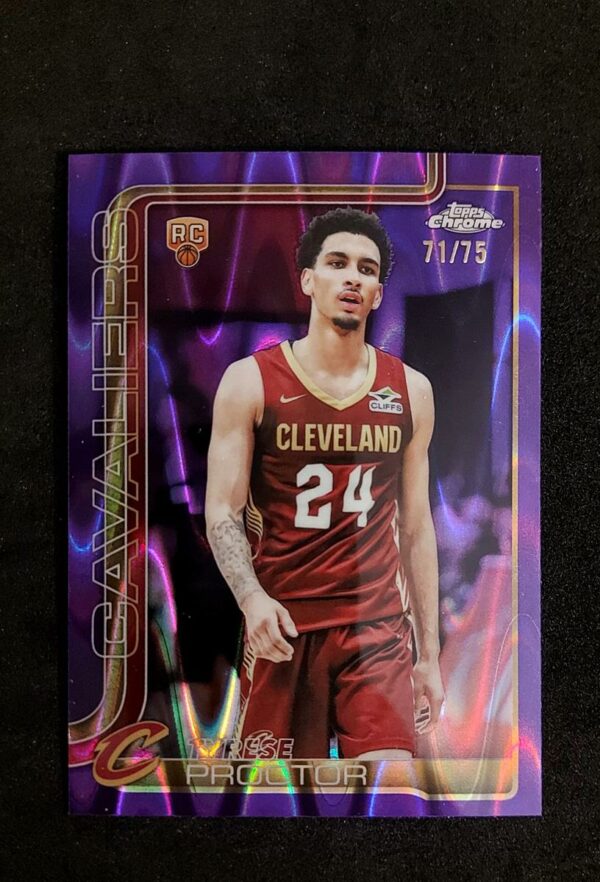 2025-26 Topps Chrome Tyrese Proctor #300 71/75 RC