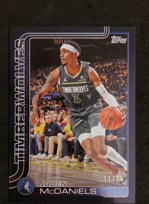 2025-26 Topps Jaden McDaniels #248 13/68