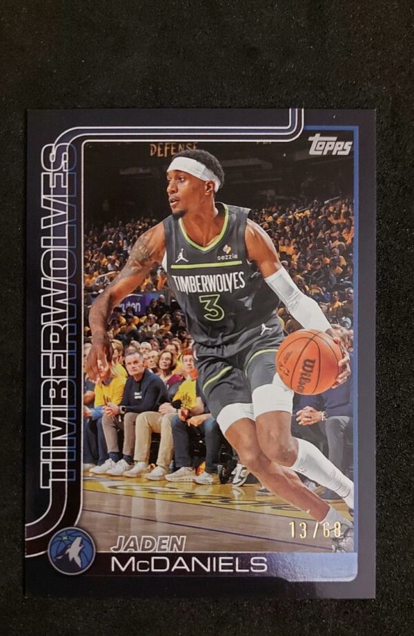 2025-26 Topps Jaden McDaniels #248 13/68