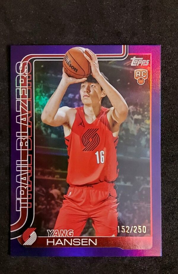 2025-26 Topps Yang Hansen #216 152/250 RC
