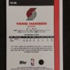 2025-26 Topps Yang Hansen 028/150 RC 45th Anniversary Chrome