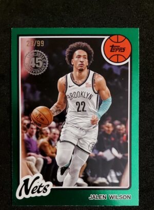 2025-26 Topps Jalen Wilson 23/99 45th Anniversary