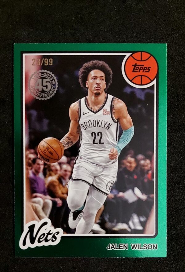 2025-26 Topps Jalen Wilson 23/99 45th Anniversary