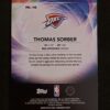 2025-26 Topps No Limit Thomas Sorber RC 172/250