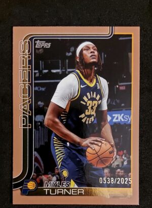 2025-26 Topps Myles Turner #49 0538/2025