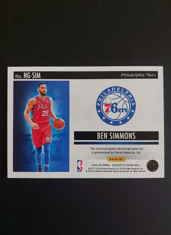 2024-25 Panini Silhouette NBA Gear Ben Simmons Jersey