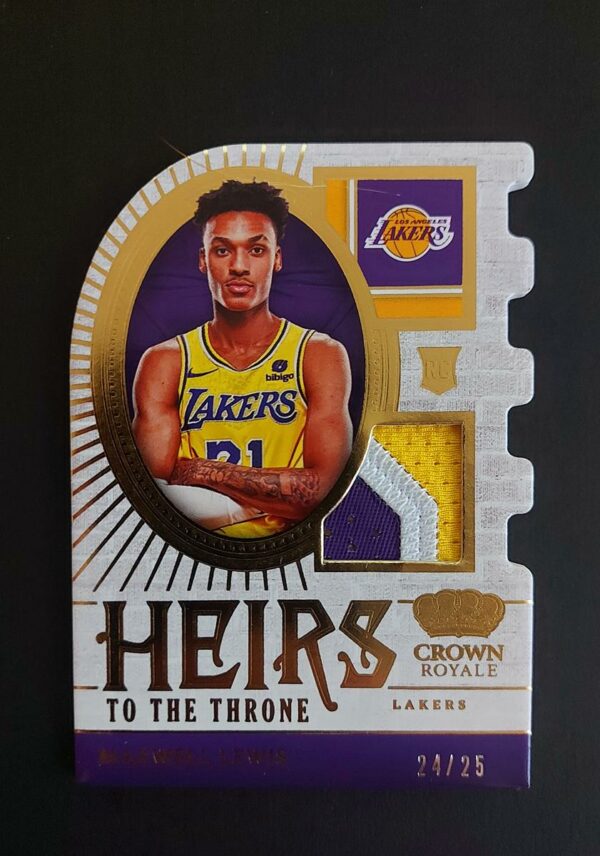 2023-24 Panini Crown Royale Heirs to the Throne Maxwell Lewis 24/25 RC