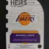 2023-24 Panini Crown Royale Heirs to the Throne Maxwell Lewis 24/25 RC