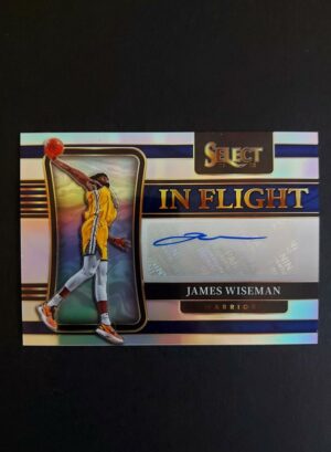 2021-22 Panini Select In Flight James Wiseman Prizm Auto 233/299