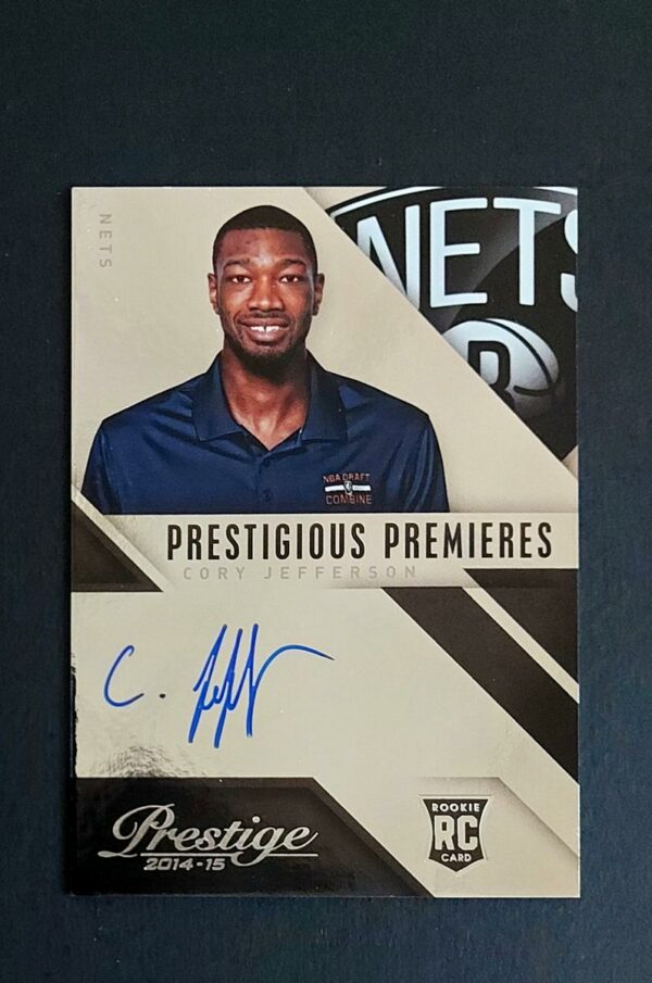 2014-15 Panini Prestige Prestigious Premiers Cory Jefferson RC Auto