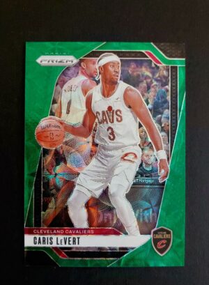 2024-25 Panini Prizm Caris Levert 3/8 #71 Green Choice Jersey Number