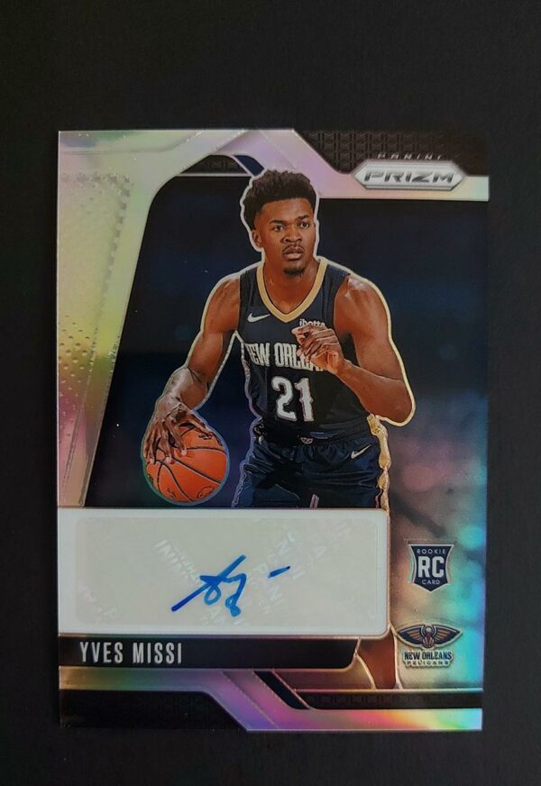 2024-25 Panini Prizm Yves Missi RC Auto Silver