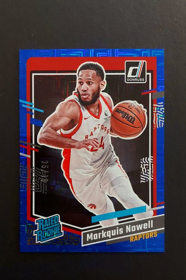 2023-24 Panini Donruss Markquis Nowell #238 35/49 RC Blue Choice