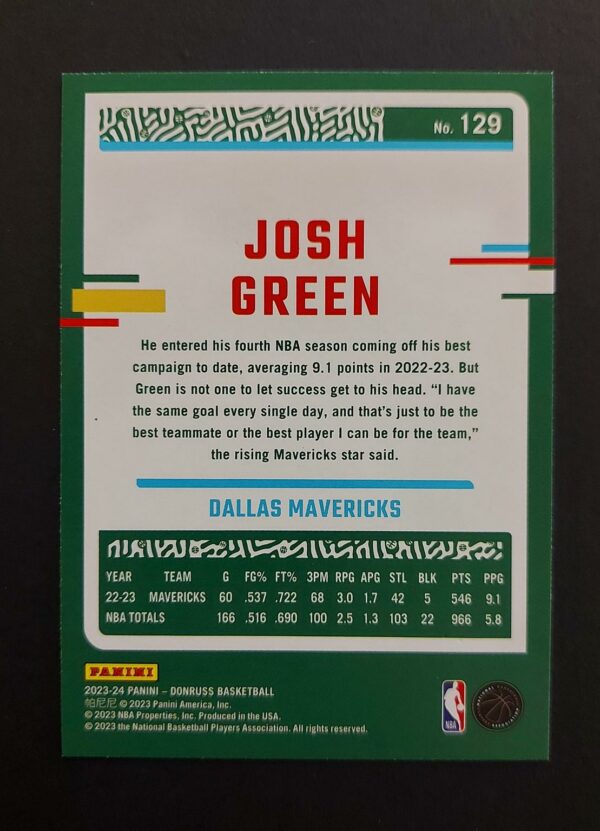 2023-24 Panini Donruss Josh Green #129 57/88