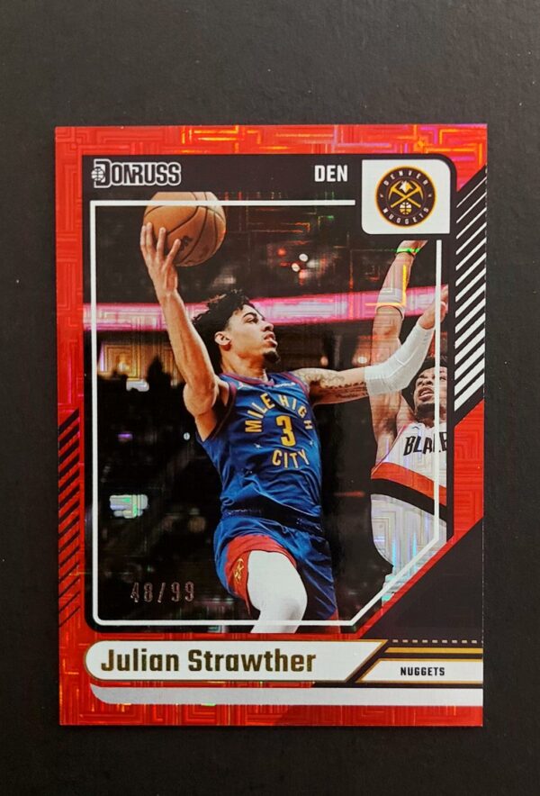 2024-25 Panini Donruss Julian Strawther #182 48/99