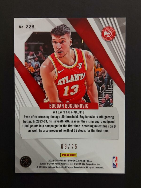2023-24 Panini Phoenix Bogdan Bogdanovic #229 08/25