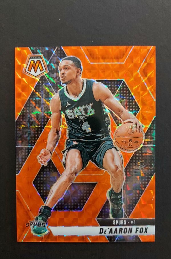 2024-25 Panini Mosaic De'Aaron Fox #124 095/249