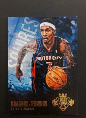 2013-14 Panini Court Kings Squires Brandon Jennings #9 012/175