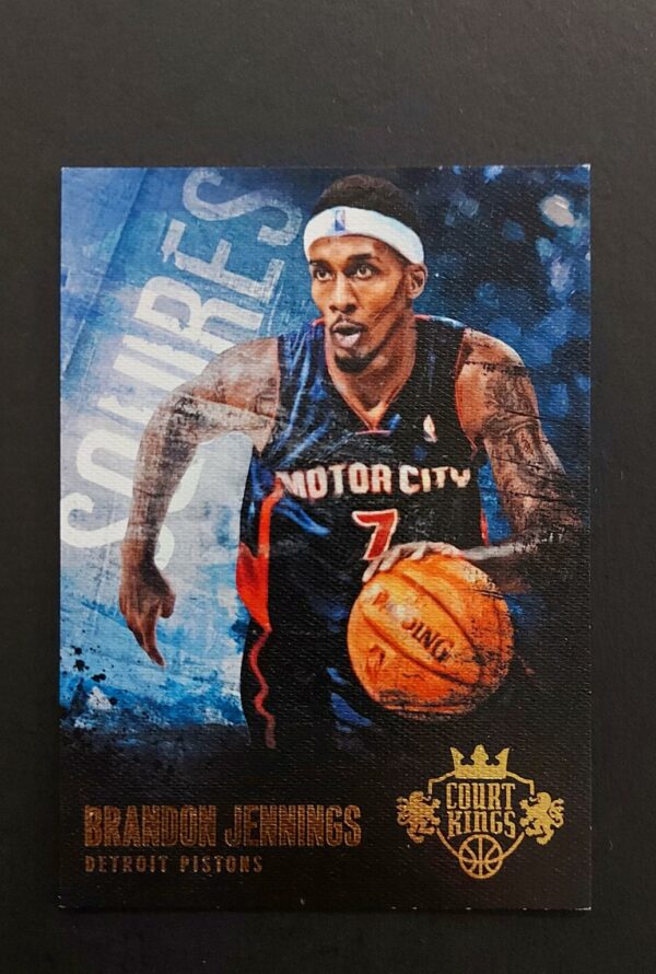 2013-14 Panini Court Kings Squires Brandon Jennings #9 012/175