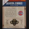 2013-14 Panini Court Kings Squires Brandon Jennings #9 012/175