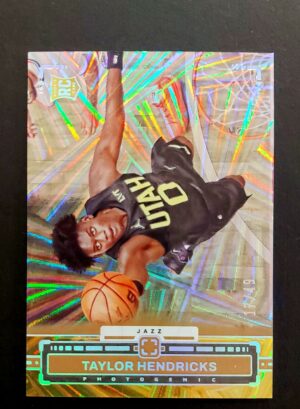2023-24 Panini Photogenic Taylor Hendricks #191 17/49 RC