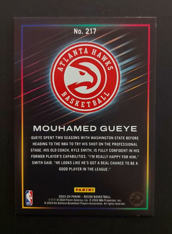 2023-24 Panini Recon Mouhamed Gueye #217 193/299 RC
