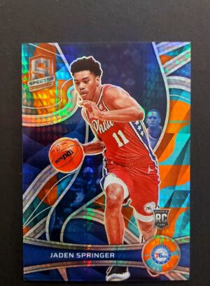 2021-22 Panini Spectra Jaden Springer #150 09/49 RC
