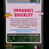 2023-24 Panini Optic Immanuel Quickley #83 36/65