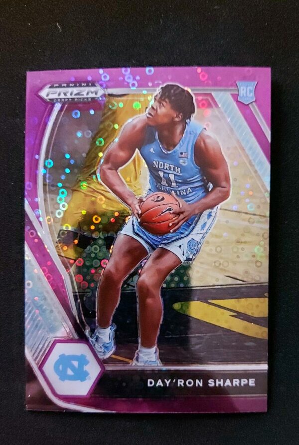 2021-22 Panini Prizm Draft Picks Day'ron Sharpe #25 22/50 RC