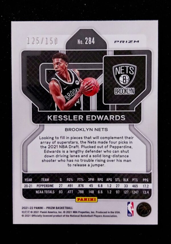 2021-22 Panini Prizm Kessler Edwards #284 125/150 RC