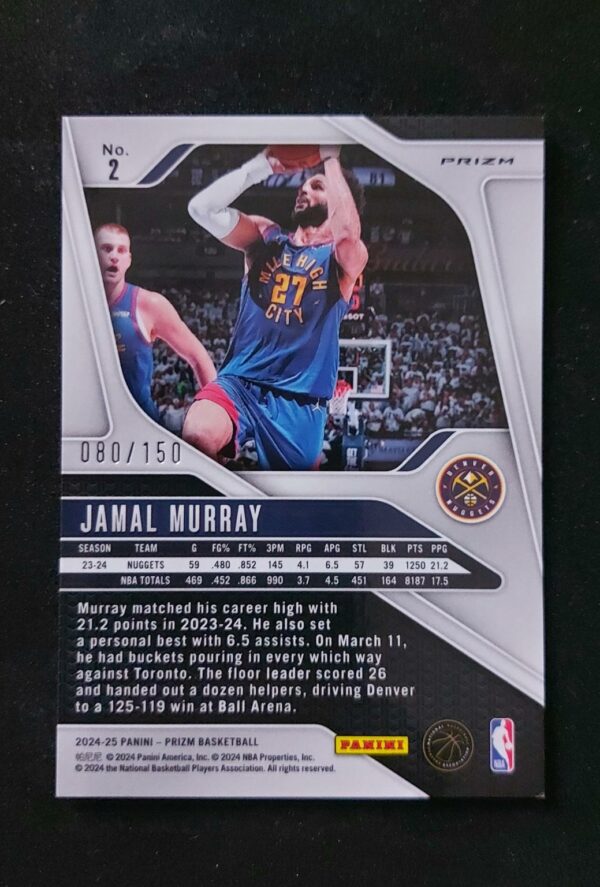 2024-25 Panini Prizm Jamal Murray 080/150 Pandora