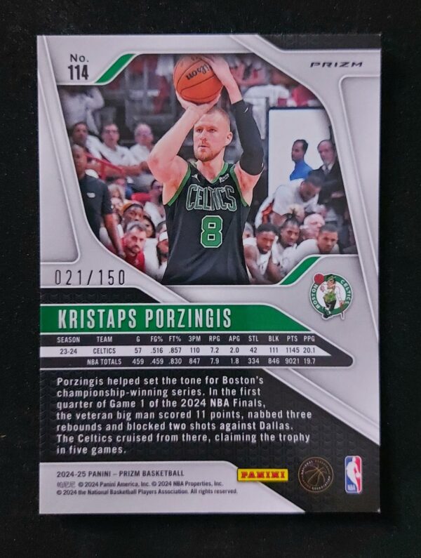 2024-25 Panini Prizm Kristaps Porzingis #114 138/150 Pandora