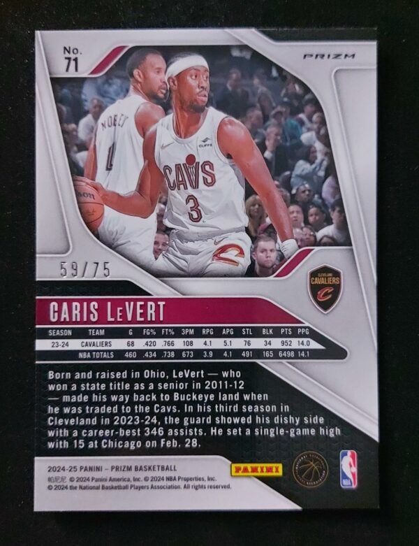 2024-25 Panini Prizm Caris LeVert #71 59/75