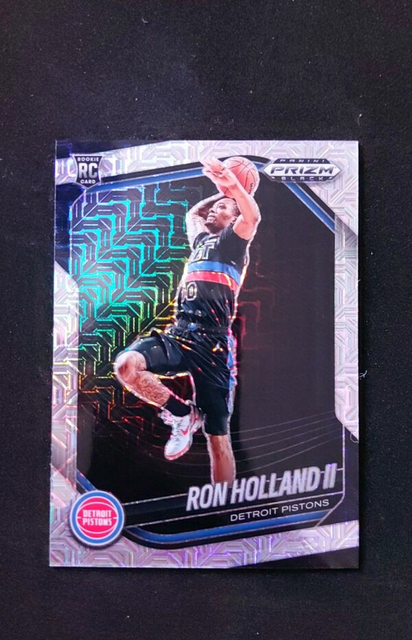 2024-25 Panini Prizm Black Ron Holland II #28 25/25 RC