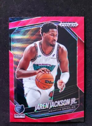 2024-25 Panini Prizm Black Jaren Jackson Jr #2 Red Wave