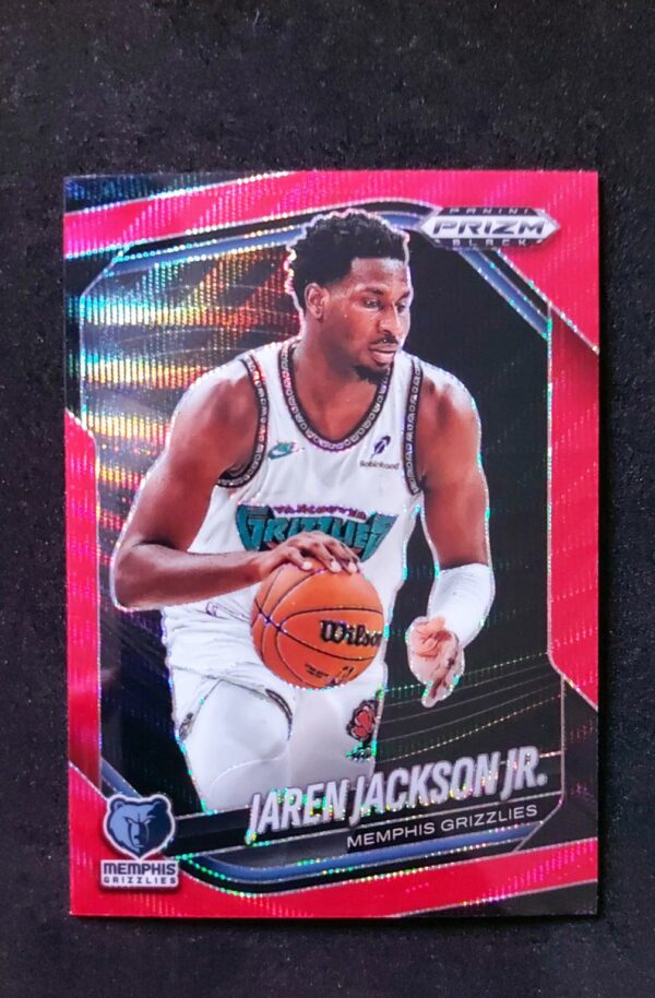 2024-25 Panini Prizm Black Jaren Jackson Jr #2 Red Wave