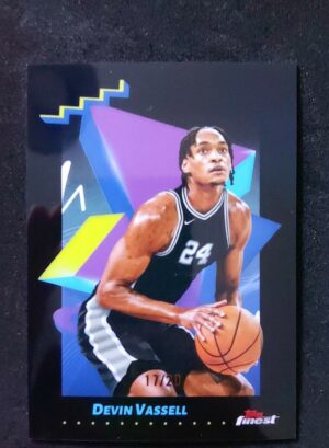 2024-25 Topps Finest Devin Vassell #187 17/20