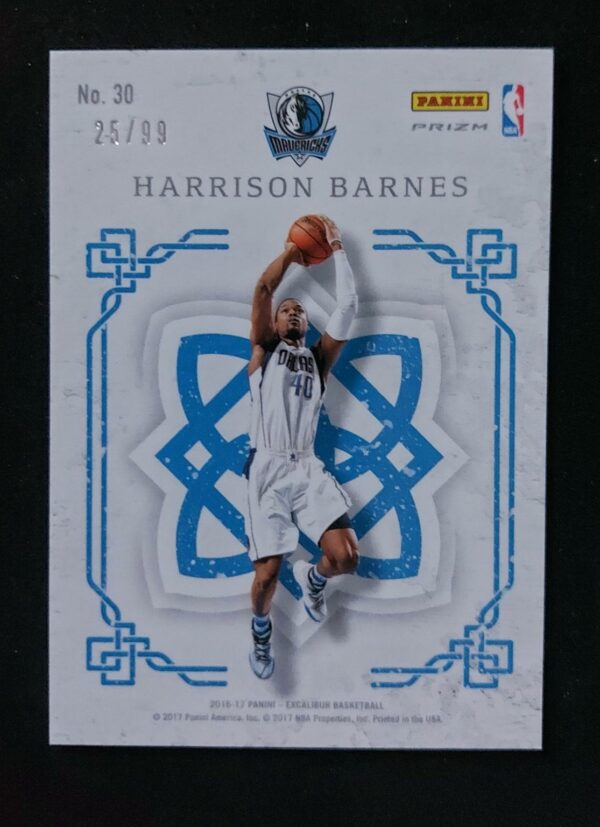 2016-17 Panini Crusade Harrison Barnes #30 25/99