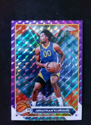 2023-24 Topps Chrome Jonathan Kuninga #122 001/119