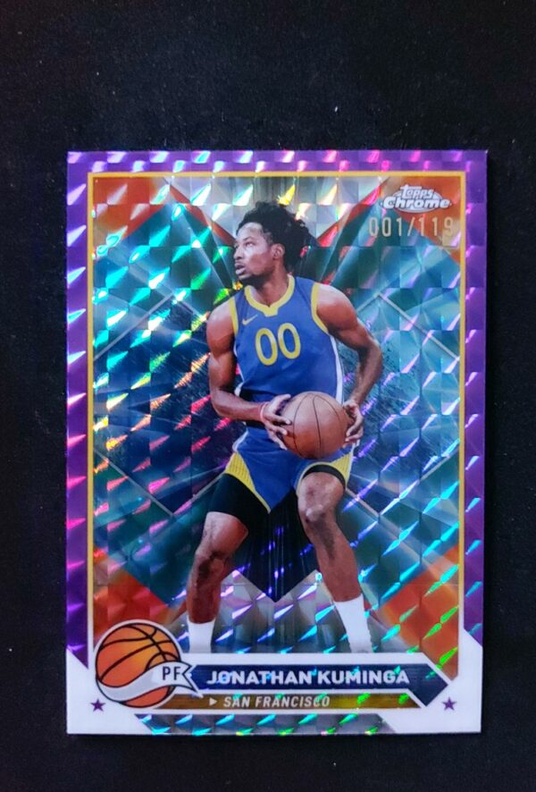 2023-24 Topps Chrome Jonathan Kuninga #122 001/119