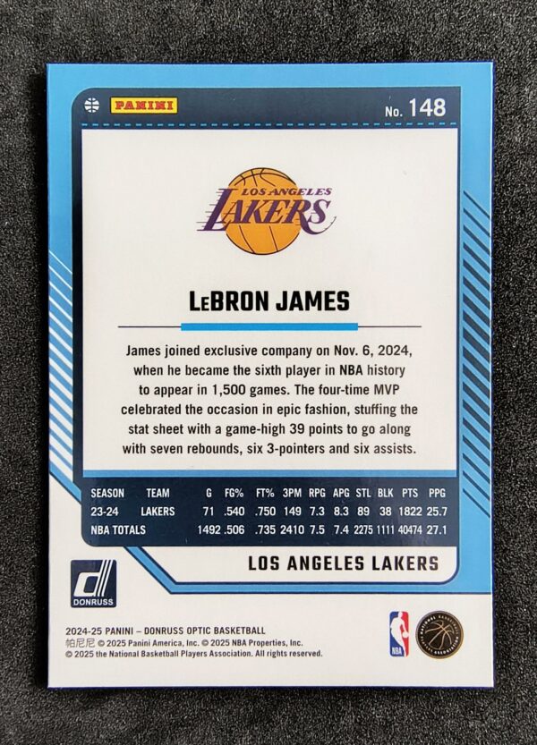 2024-25 Panini Optic Lebron James #148