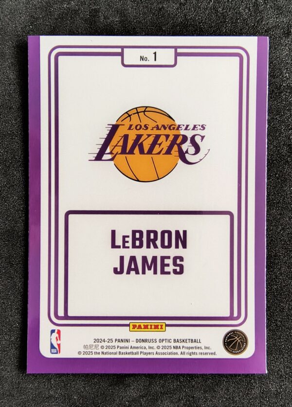 2024-25 Panini Optic Winner Stays Lebron James #1