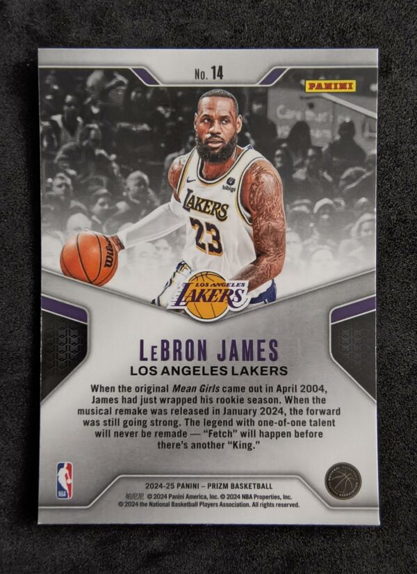 2024-25 Panini Prizm Dominance Lebron James #14