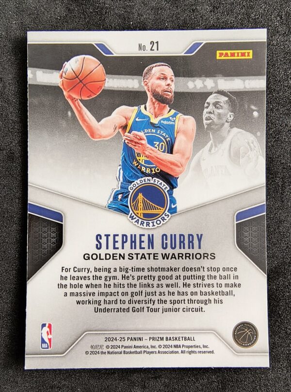 2024-25 Panini Prizm Dominance Stephen Curry #21