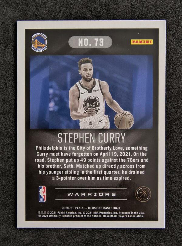 2020-21 Panini Illusions Stephen Curry #73