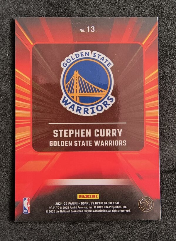 2024-25 Panini Optic Express Lane Stephen Curry #13