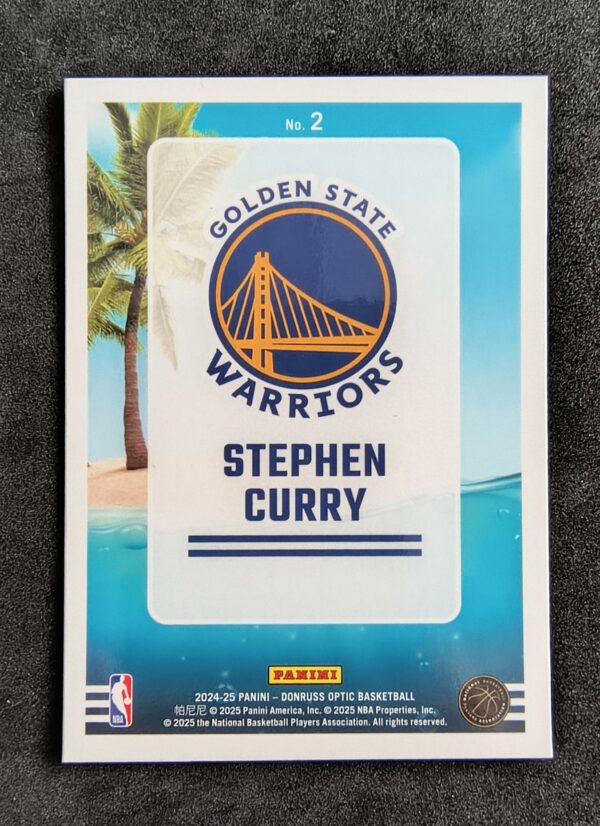 2024-25 Panini Optic Splash Stephen Curry #2