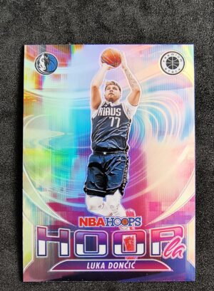 2023-24 Panini Hoops Premium Stock Hoopla Luka Doncic #7 Prizm