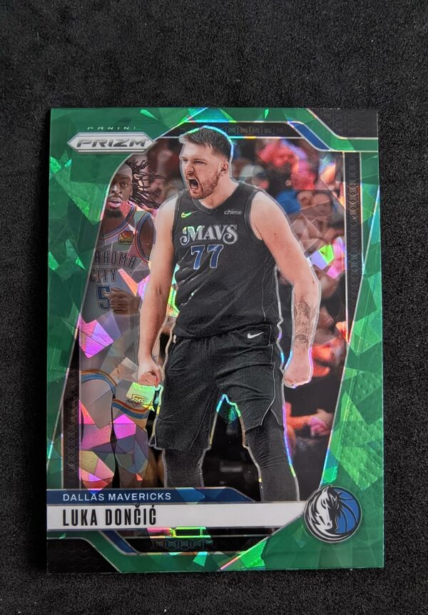 2024-25 Panini Prizm Luka Doncic #89 Green Ice